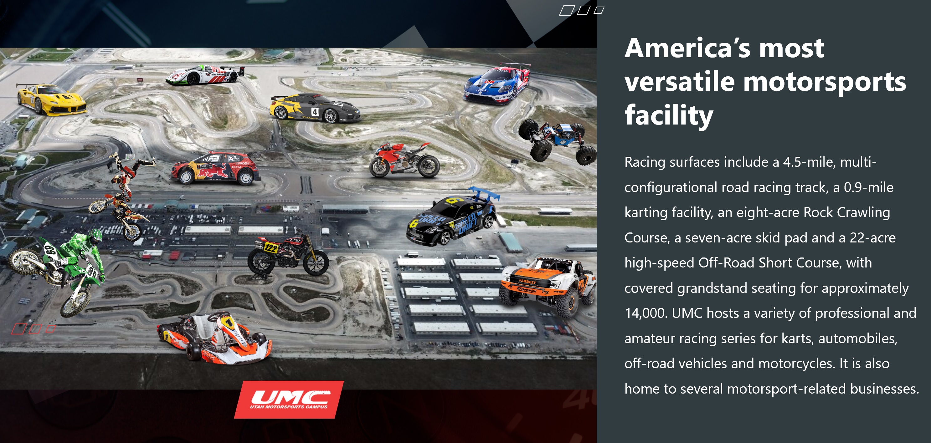 UMC - America's Most Versatile Motorsports Facility